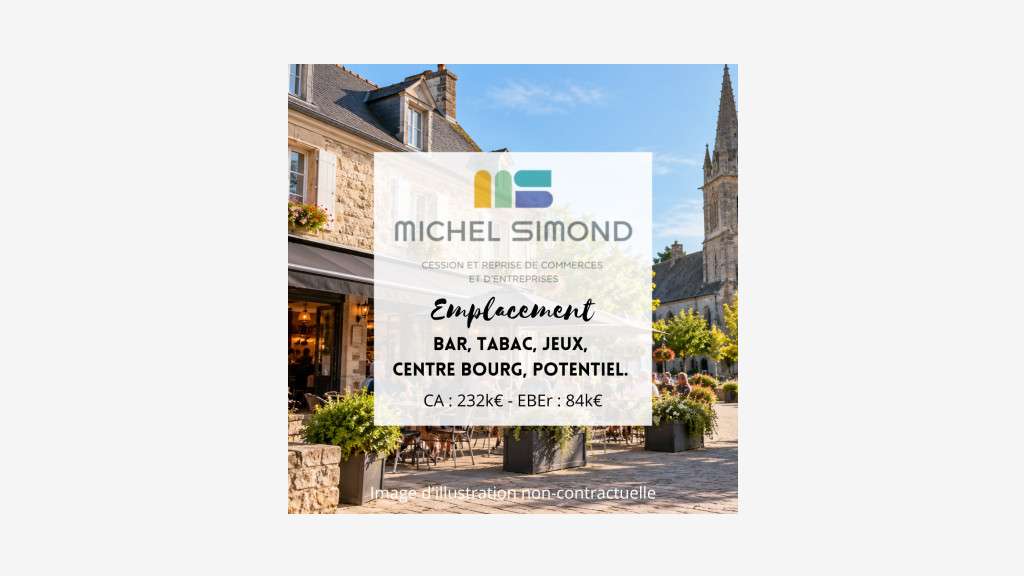 BAR TABAC JEUX AVEC GRANDE TERRASSE CŒUR DE 