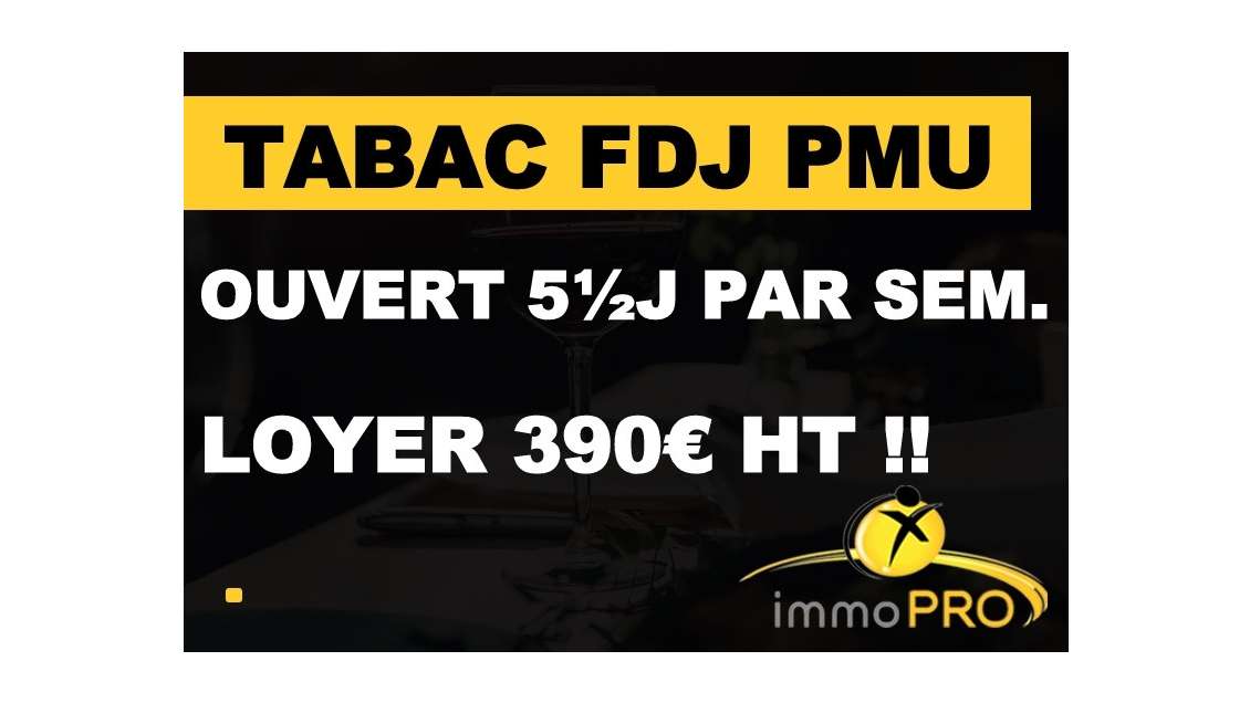AV FDC Tabac FDJ sur axe de circulation Grenoble