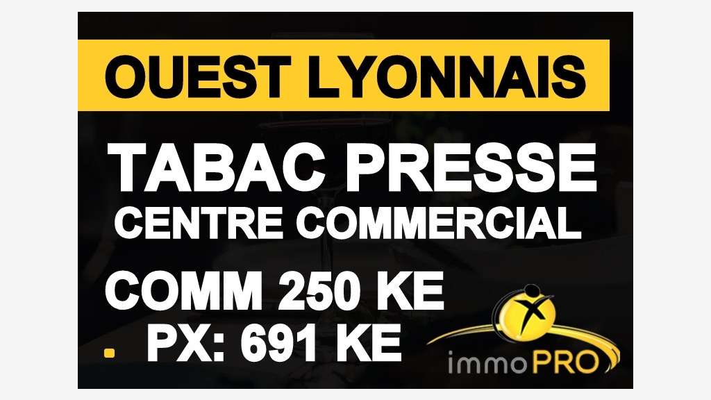 A vendre tabac presse loto dans l'Ouest Lyonnais