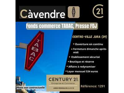 Vente Tabac - Presse - Loto à Lons-le-Saunier