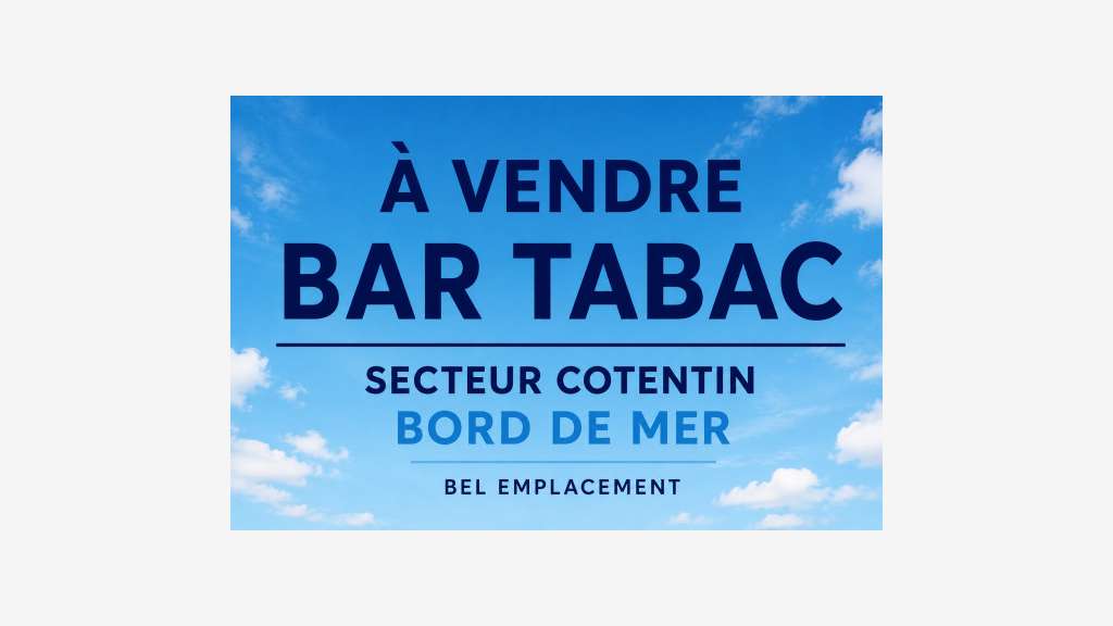 A vendre bar tabac presse rénové dans la Manche