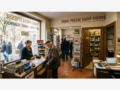 À vendre fonds de commerce Tabac Presse Montluçon