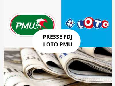 PRESSE FDJ LOTO PMU - NICE - Alpes Maritime