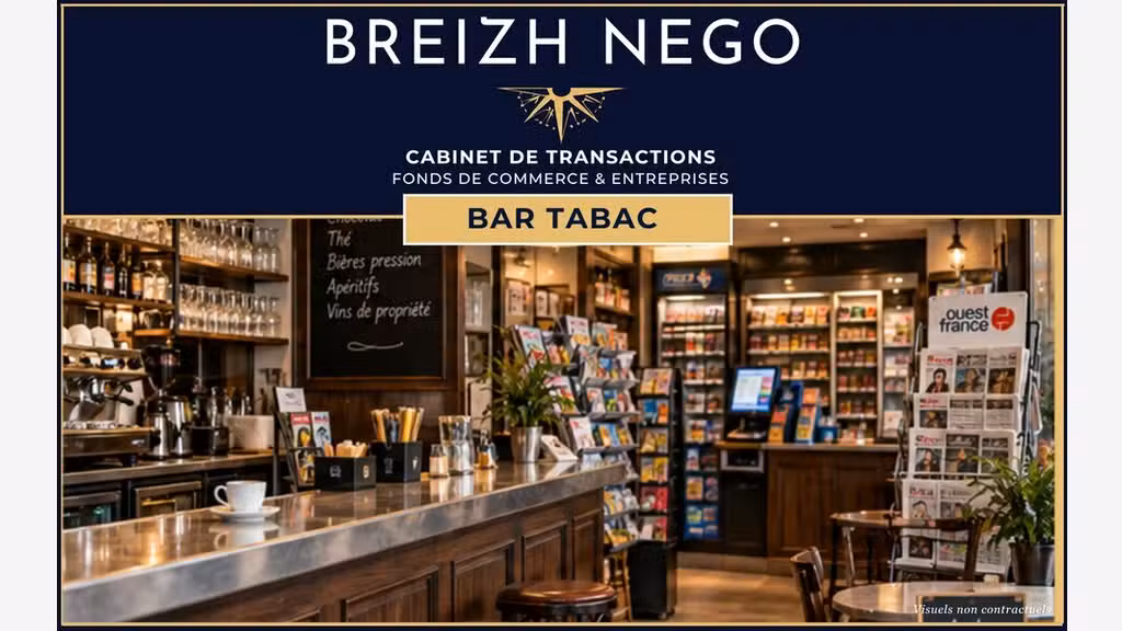 Vente bar tabac loto presse en monopole à Vannes