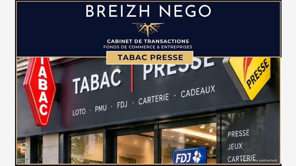 A VENDRE  FONDS DE COMMERCE TABAC  LOTO  PMU 