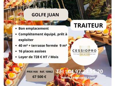 Vente Traiteur au golfe-juan