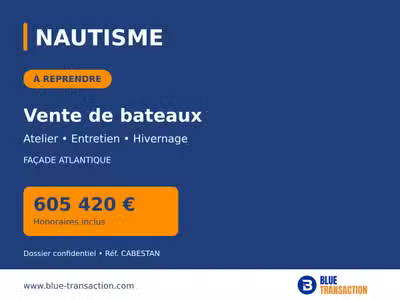 Nautisme : vente de bateaux, entretien, hivernage