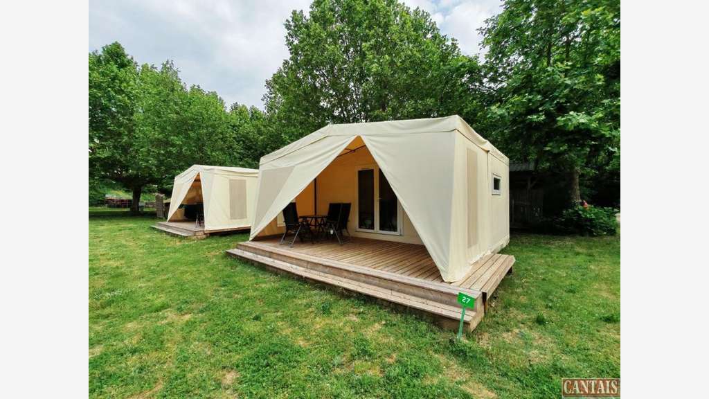 Vente charmant camping avec gîte en Ardèche