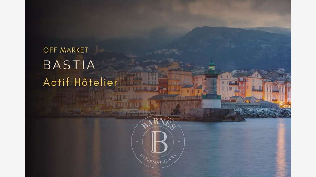 Actif hôtelier fort potentiel à vendre à Bastia