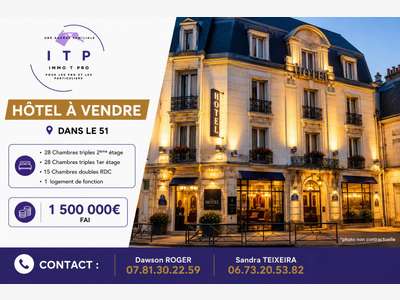 Magnifique hôtel business dans la péripherie Reims