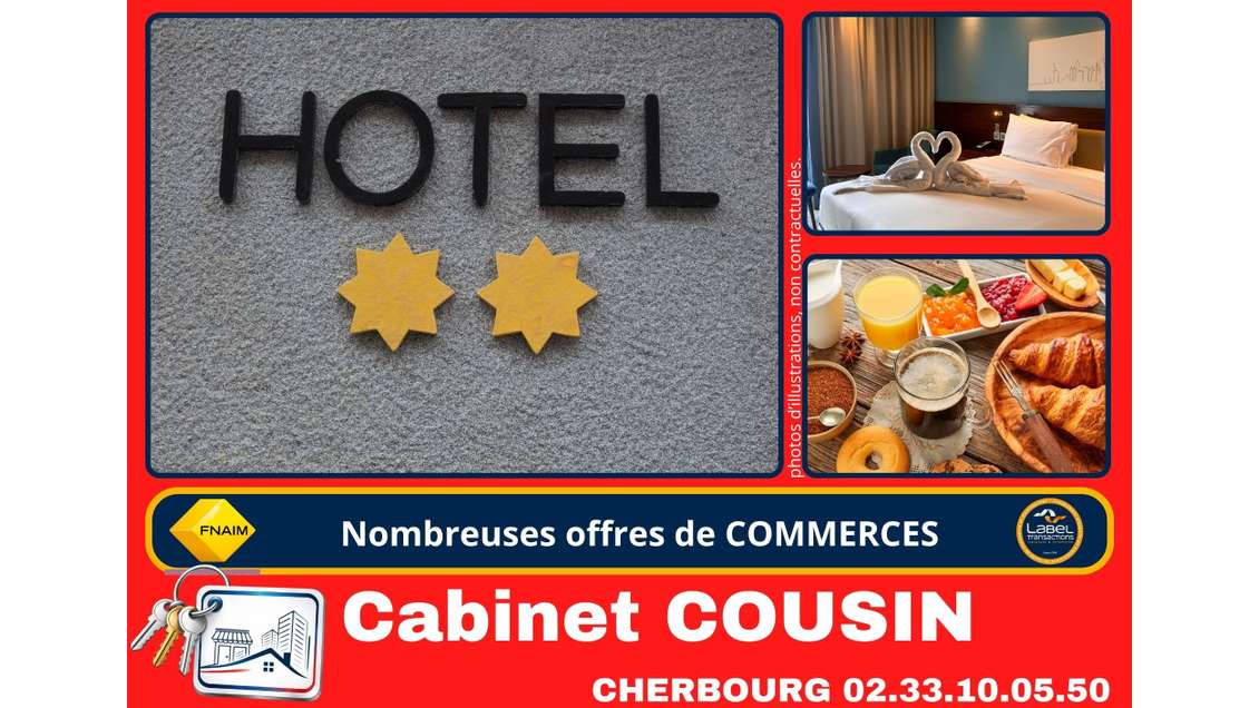 Vente hôtel bureau ** centre ville sur Cherbourg