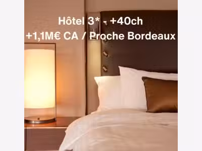 AV Fonds de commerce / Hôtel 3* / 1,2M€ CA