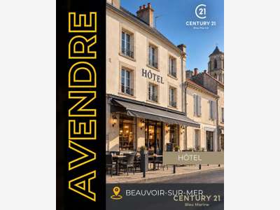 Vente hôtel restaurant à Beauvoir-sur-Mer