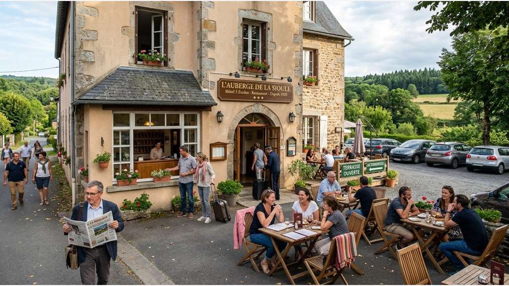 A vendre hôtel 3 *** licence 4 secteur Combrailles