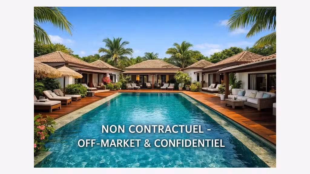 AV hôtel de charme confidentiel à Saint François