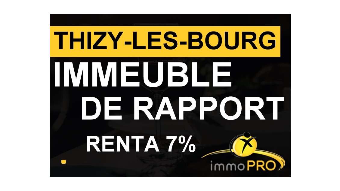 Vente logements locatifs et commerces à Thizy
