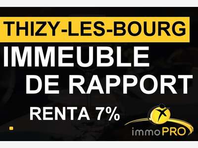 Vente logements locatifs et commerces à Thizy