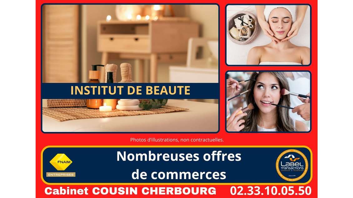 Vente institut de beauté empl N°1 à Carentan