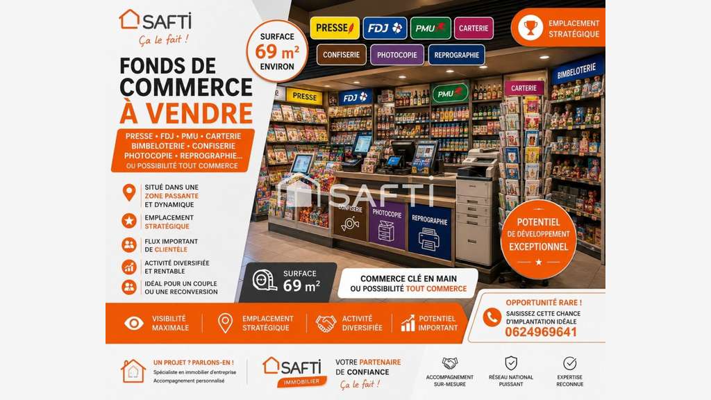 Vente FDC presse FDJ PMU galerie marchande Dinan