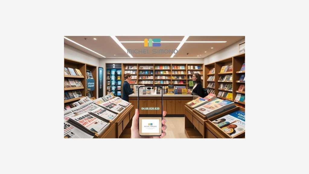 Vente librairie papeterie en Pyrénées-Orientales
