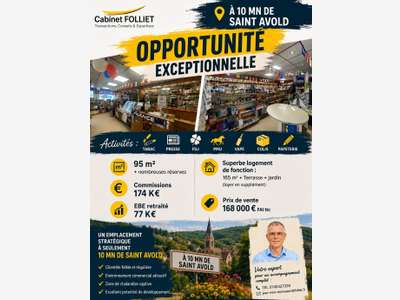 FDC tabac presse FDJ PMU à vendre à Saint-Avold