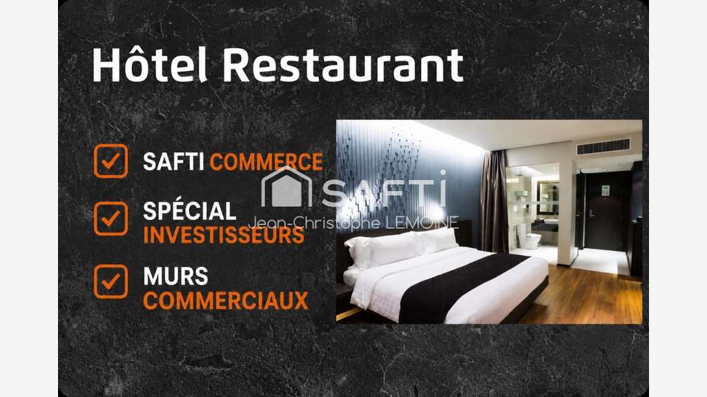 Vente hôtel 45 ch 1.5ha parc arboré proche Le Mans