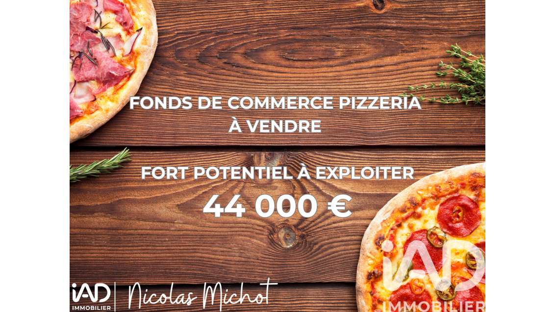 Vente pizzeria bon chiffre d'affaires à Augy