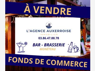 Cession bar brasserie licence IV de 350m² Auxerre