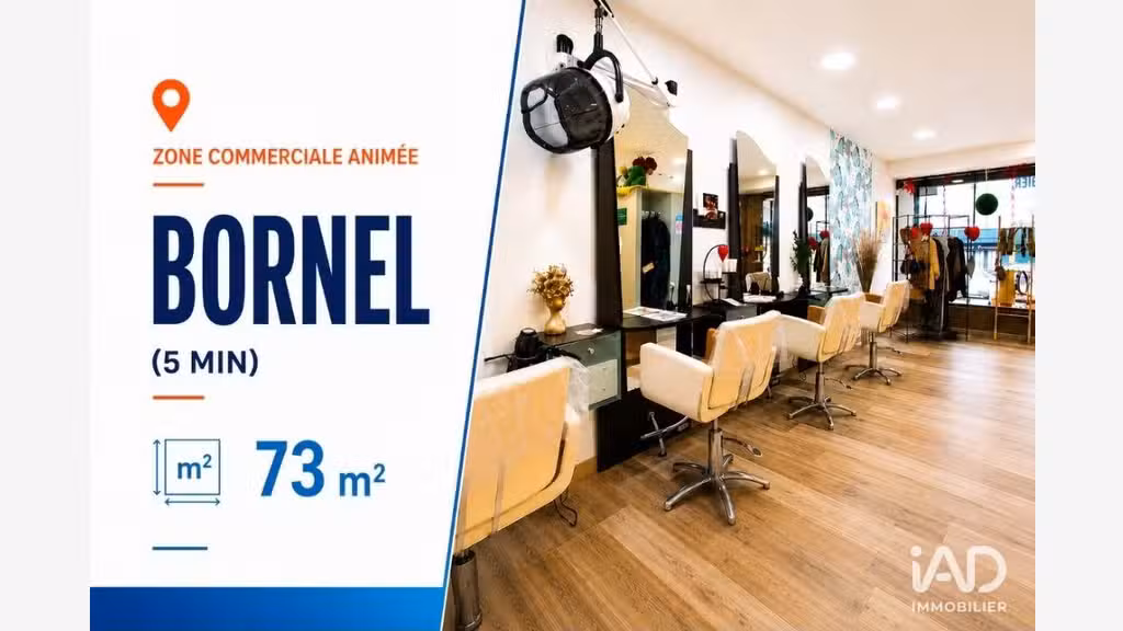 Vente salon de coiffure sur empl n°1 à Bornel