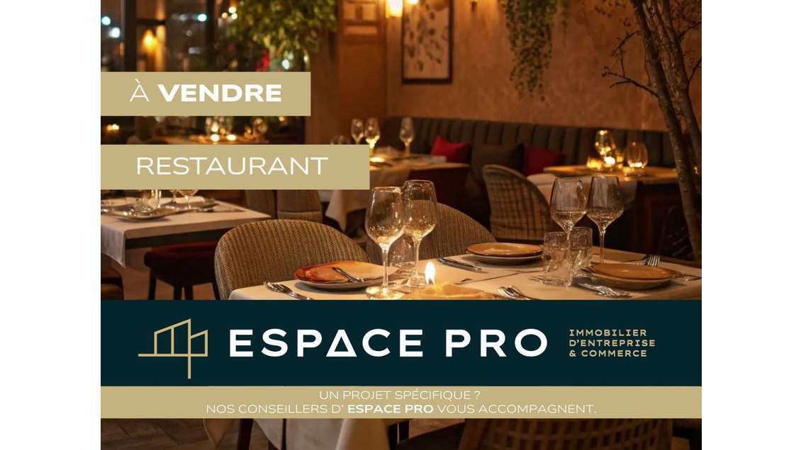 Vente restaurant bien agencé en centre ville Caen