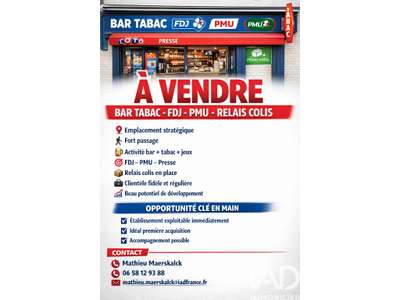 Vente Bar - Brasserie - Tabac à Candas