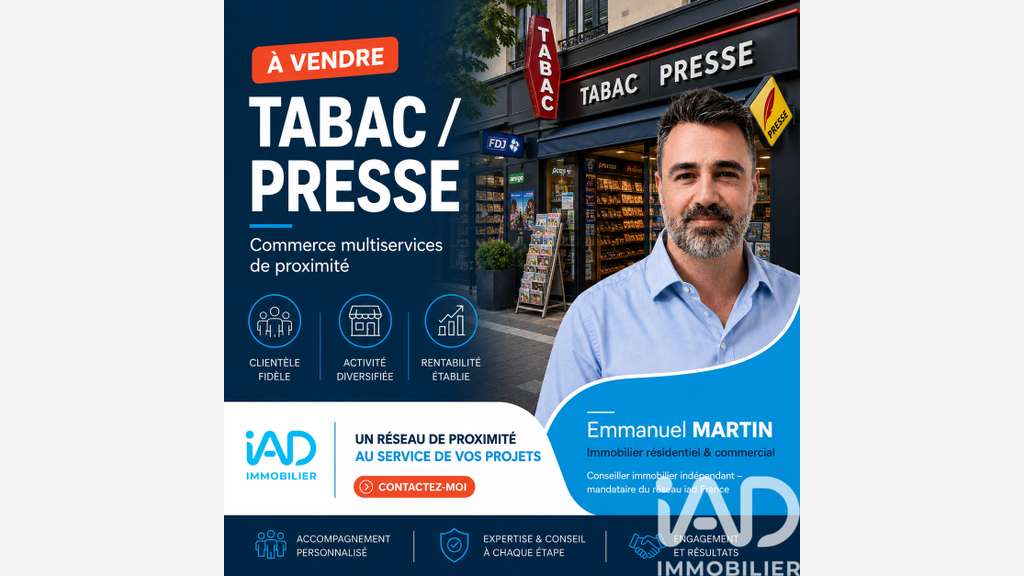 Vente FDC tabac presse jeux à Clermont-Ferrand