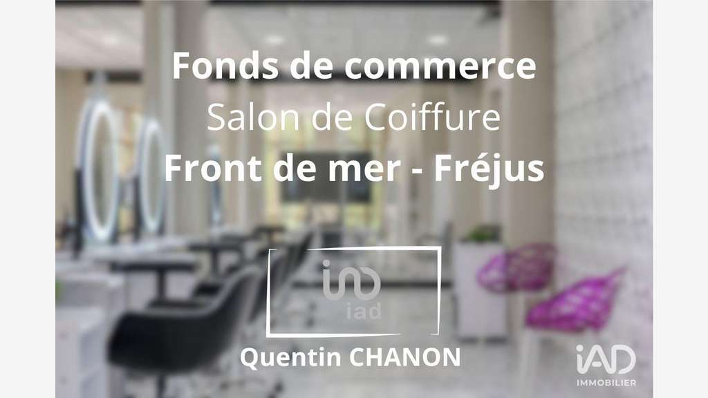 Vente salon de coiffure en bord de mer à Fréjus