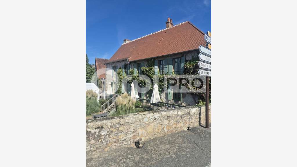 Vente magique auberge mur et fond La Celle-Dunoise