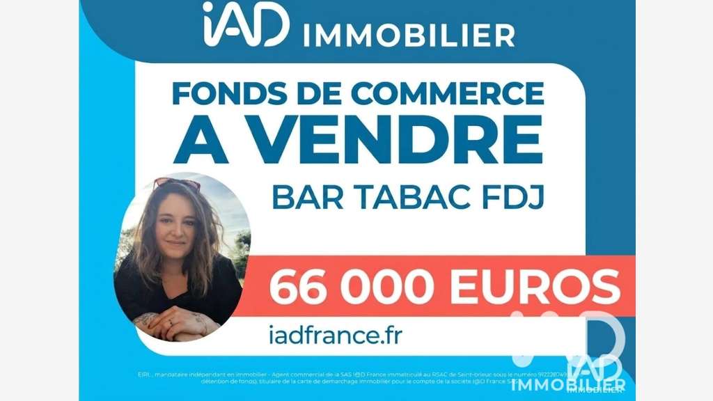 Vente bar tabac FDJ fort potentiel à Lannion