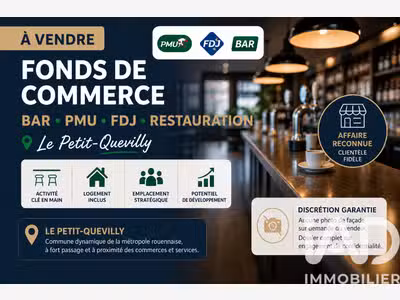 Vente bar PMU FDJ au Petit-Quevilly