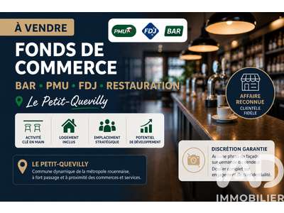 Vente Bar - Brasserie - Tabac au Petit-Quevilly