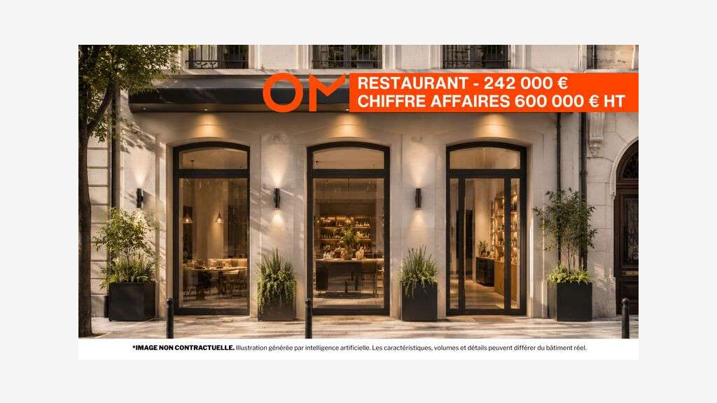 Vente restaurant en parfait état à Lyon 69006