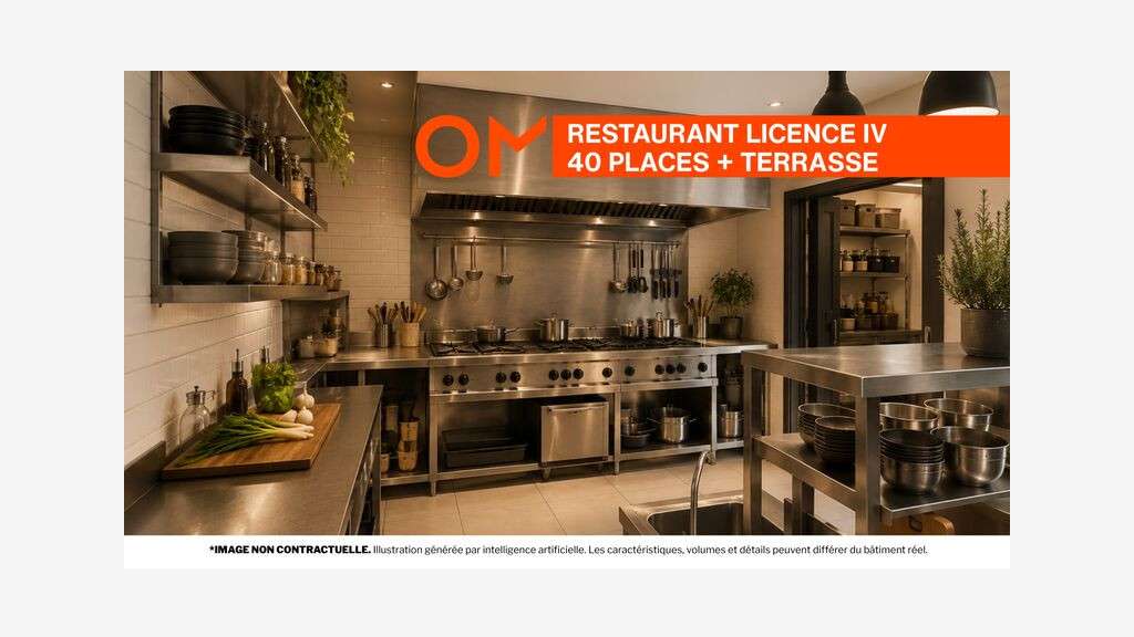 AV restaurant Licence IV 40 places+terrasse 69006