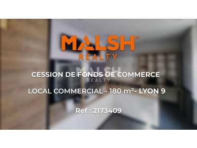 Vente Restaurant à Lyon 9e