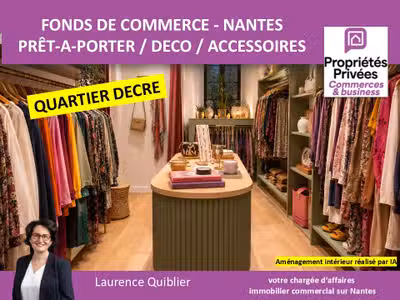 Vente FDC concept store à Nantes Décré