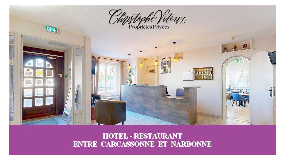 Vente hôtel restaurant axe Narbonne Carcassonne