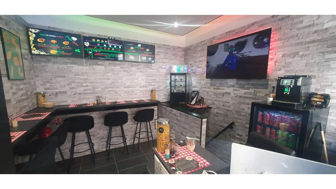 Vente snack refait à neuf à Nice gare Thiers