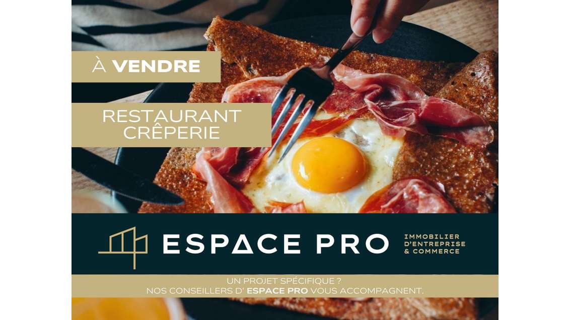 AV fonds+murs restaurant crêperie à Pont-l'Évêque