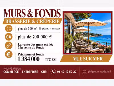 AV brasserie front de mer à St-Gilles-Croix-de-Vie