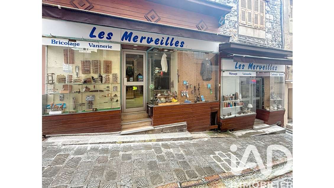 Cession FDC droguerie 70m² à Saint-Martin-Vésubie