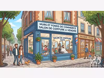 AV murs et fonds salon coiffure empl N°1 Voreppe