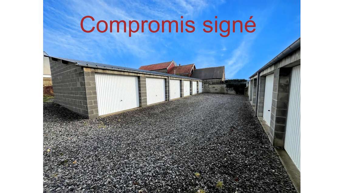 Vente lot de 10 garages au centre du Nouvion