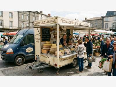Vente FDC fromagerie sur marches à Chamalières