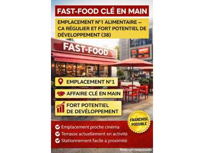 Vente Restauration rapide à Échirolles